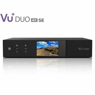 VU+ Duo 4K SE 1x DVB-T2 DUAL Tuner 1 TB HDD PVR ready Linux Receiver UHD 2160p