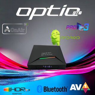 Optic GT-V Ultimo 4K UHD Android 11.0 IP-Receiver (Dual-WiFi, Bluetooth, MicroSD, HDMI)