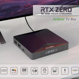 Gloriaforce RTX Zero 4K UHD Android 11 IP-Receiver (HDR10+, Dual-WiFi, LAN, MicroSD, HDMI)