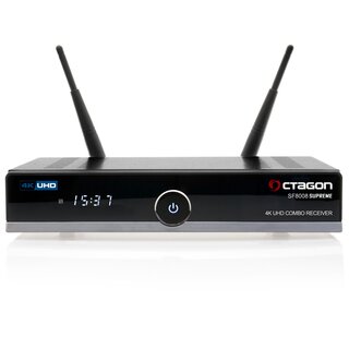 Octagon SF8008 Supreme UHD 4K Combo-Receiver (DVB-S2X & DVB-C/T2, Linux E2, M.2, Dual-WiFi)